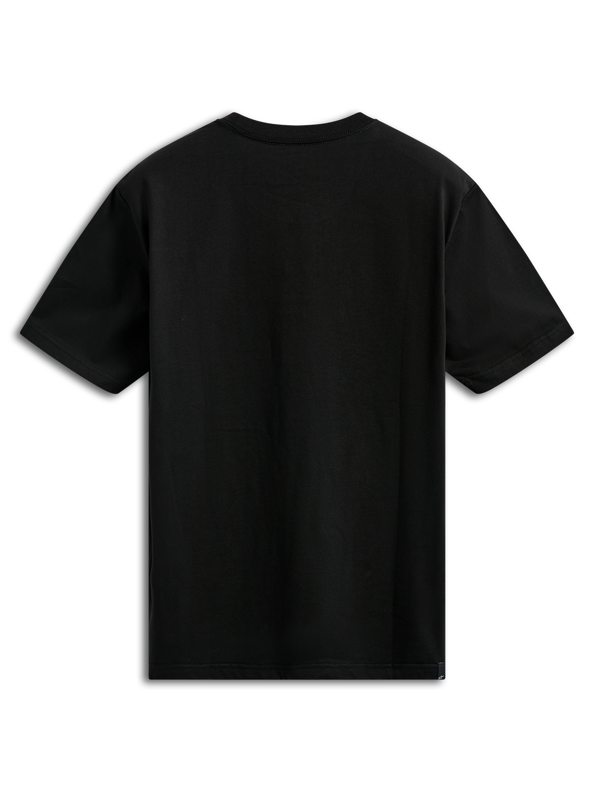Alpinestars Noka CSF Tee, kortærmet t-shirt, sort, set bagfra, ensfarvet, afslappet motorsport-inspireret sportstøj
