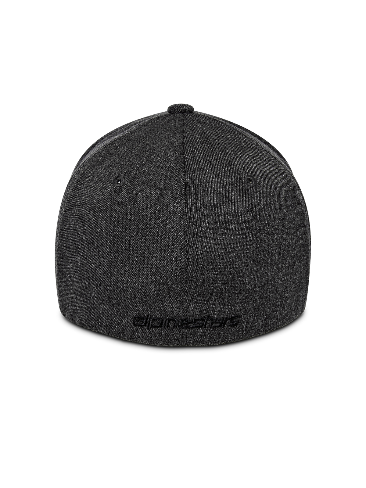 Alpinestars Corp Shift Multi kasket, set bagfra, mørkegrå meleret, med flex back-design og fladt broderet logo, struktureret krone, casual motorsport-inspireret hovedbeklædning