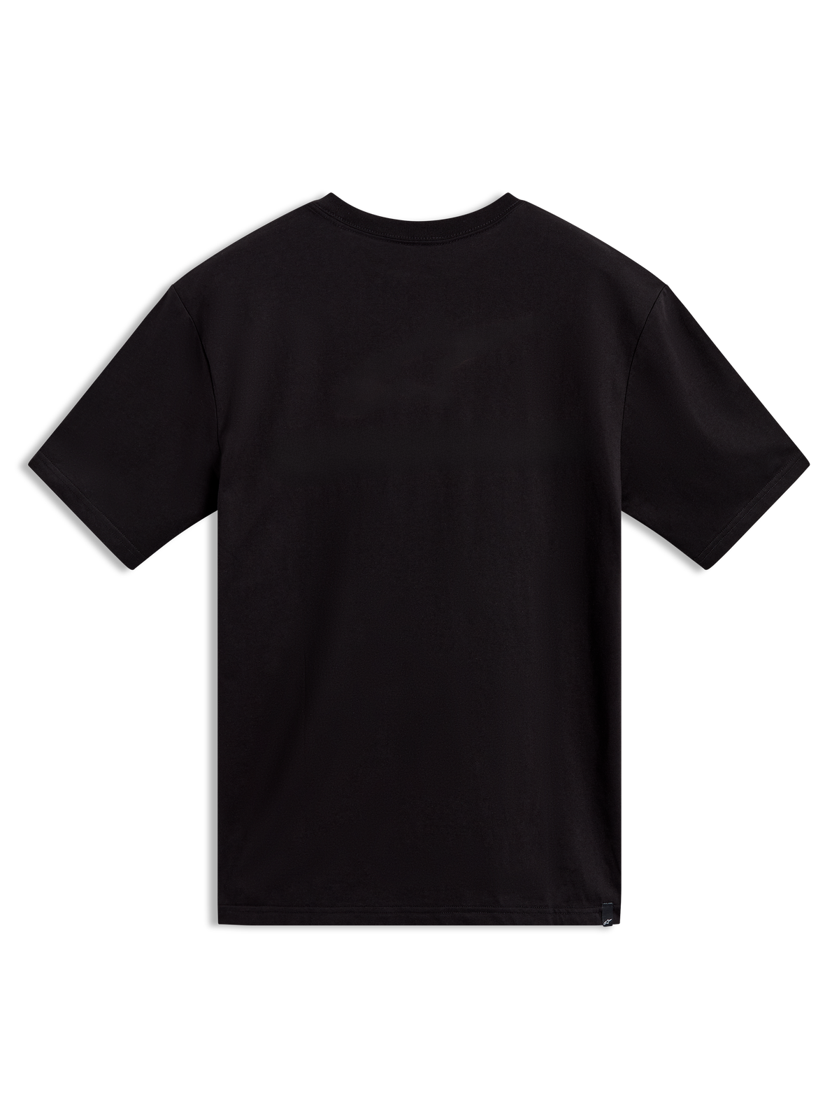 Alpinestars Singular CSF Tee, sort kortærmet t-shirt set bagfra, afslappet sportstøj i blødt tekstil