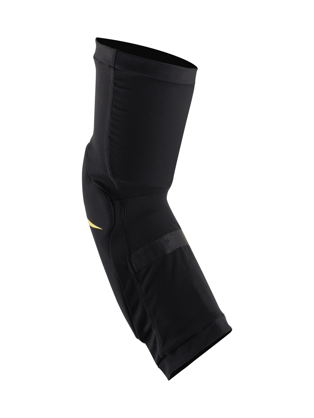 Alpinestars Paragon Plus knæbeskyttere, sort og neongul, letvægts slip-on knæbeskytter med åndbart stræknet, ergonomisk forformet design til mountainbike og off-road beskyttelse
