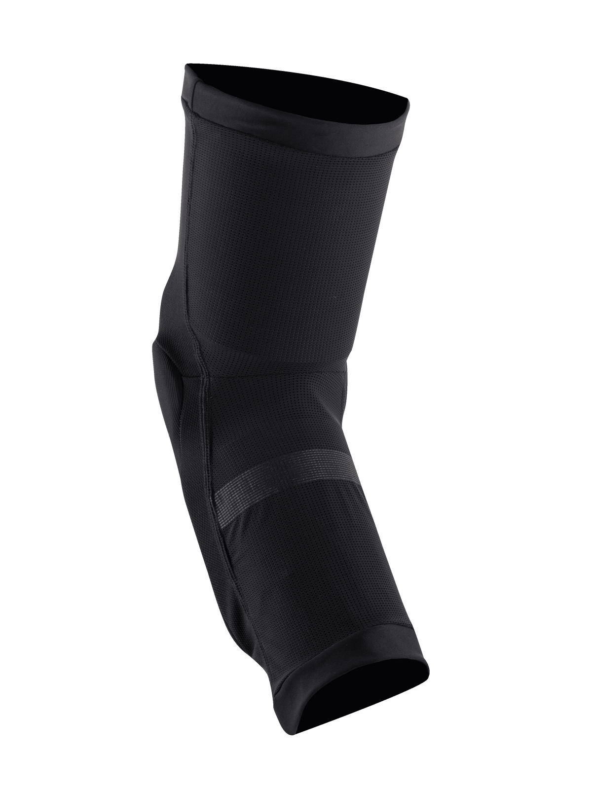 Alpinestars Paragon Plus knæbeskyttere, sorte, slip-on mountainbike-knæbeskyttere med åndbart stræknet, ergonomisk forformet design for fleksibel off-road beskyttelse