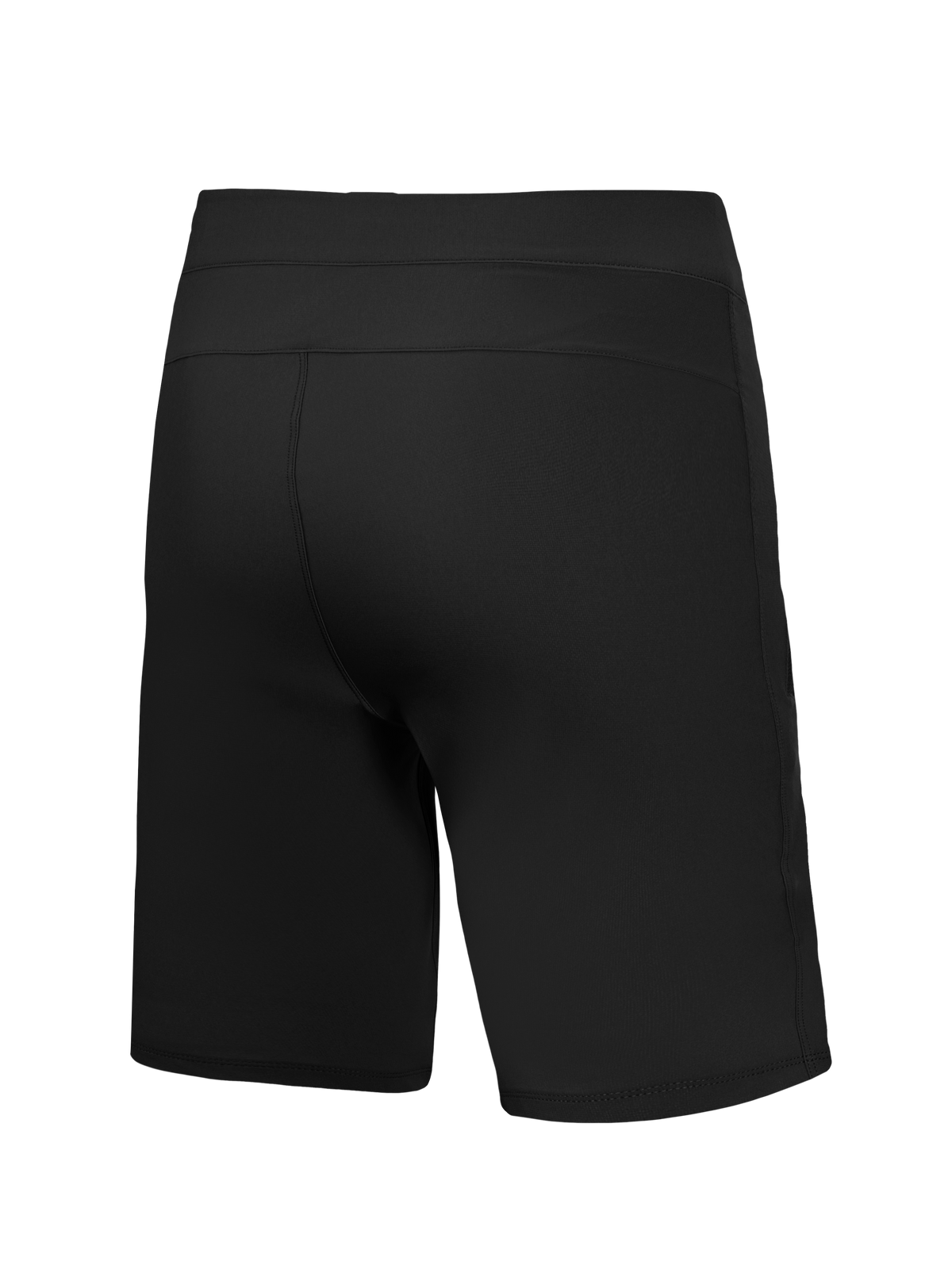 Sorte A-Dura Ride Shorts set bagfra, i slidstærkt 4-vejs strækstof til mountainbike-performance.