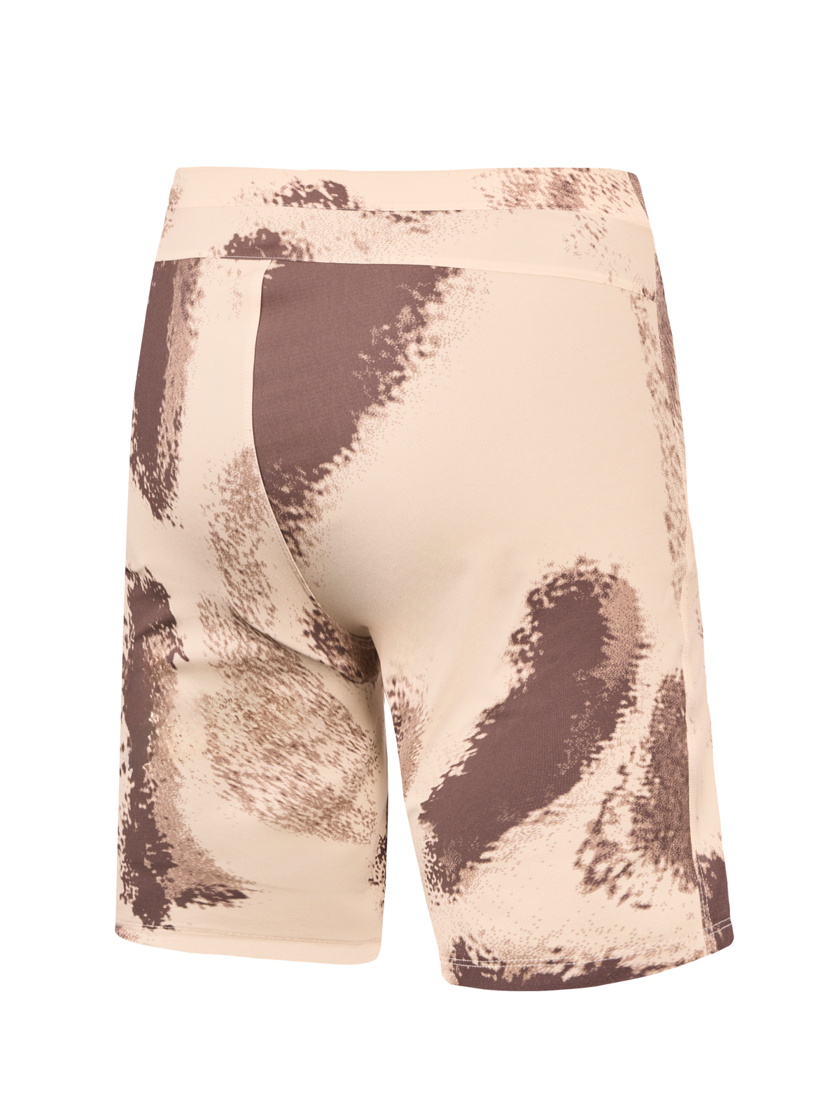 A-Dura Ride Shorts i Sand Camo, set bagfra, slidstærke mountainbike-shorts med 4-vejs strækvævet stof.