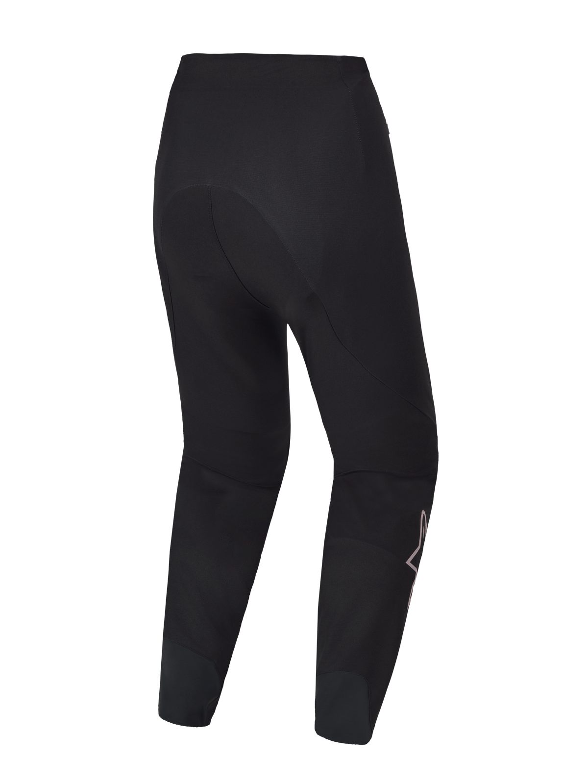 Sorte A-Supra Elite MTB-bukser set bagfra, slidstærkt 4-vejs strækstof og ergonomisk racing-design til højtydende kørsel.