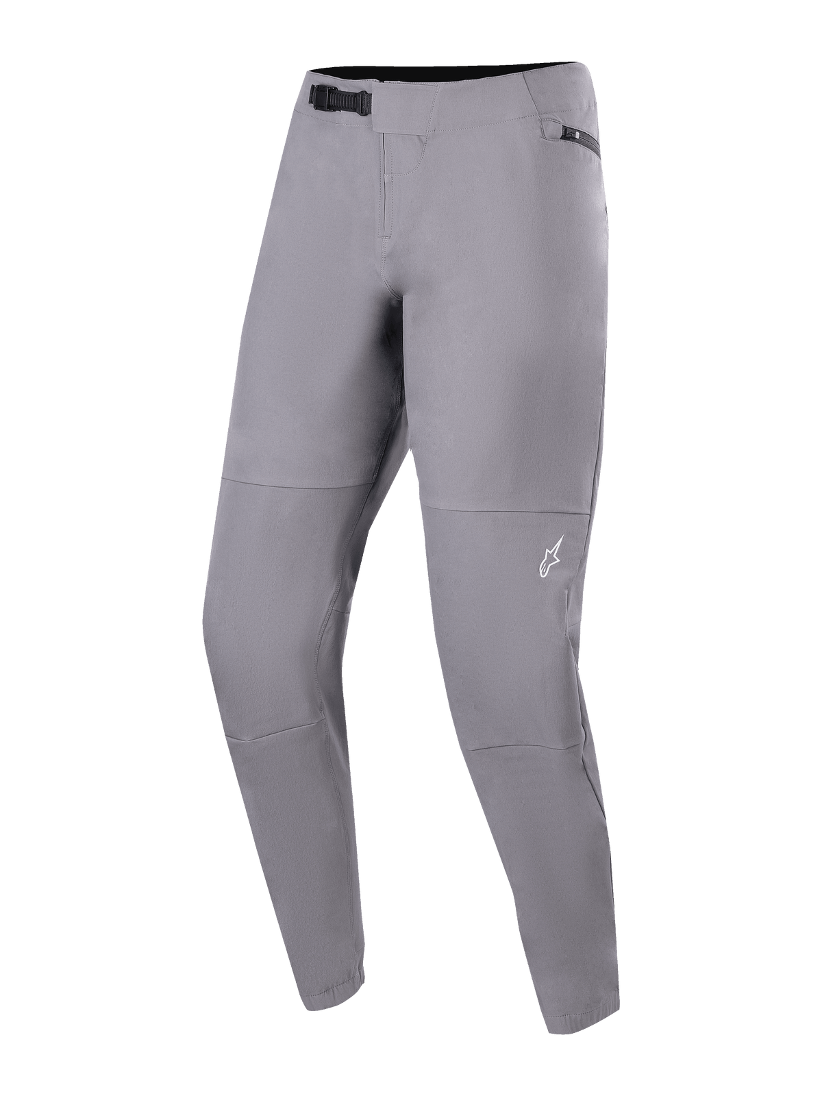Alpinestars A-Dura Elite bukser, mountainbike-bukser, mørkegrå, med skraldelukning foran og lynlåslommer, slidstærkt 4-vejs stretch Cordura-stof til off-road cykling