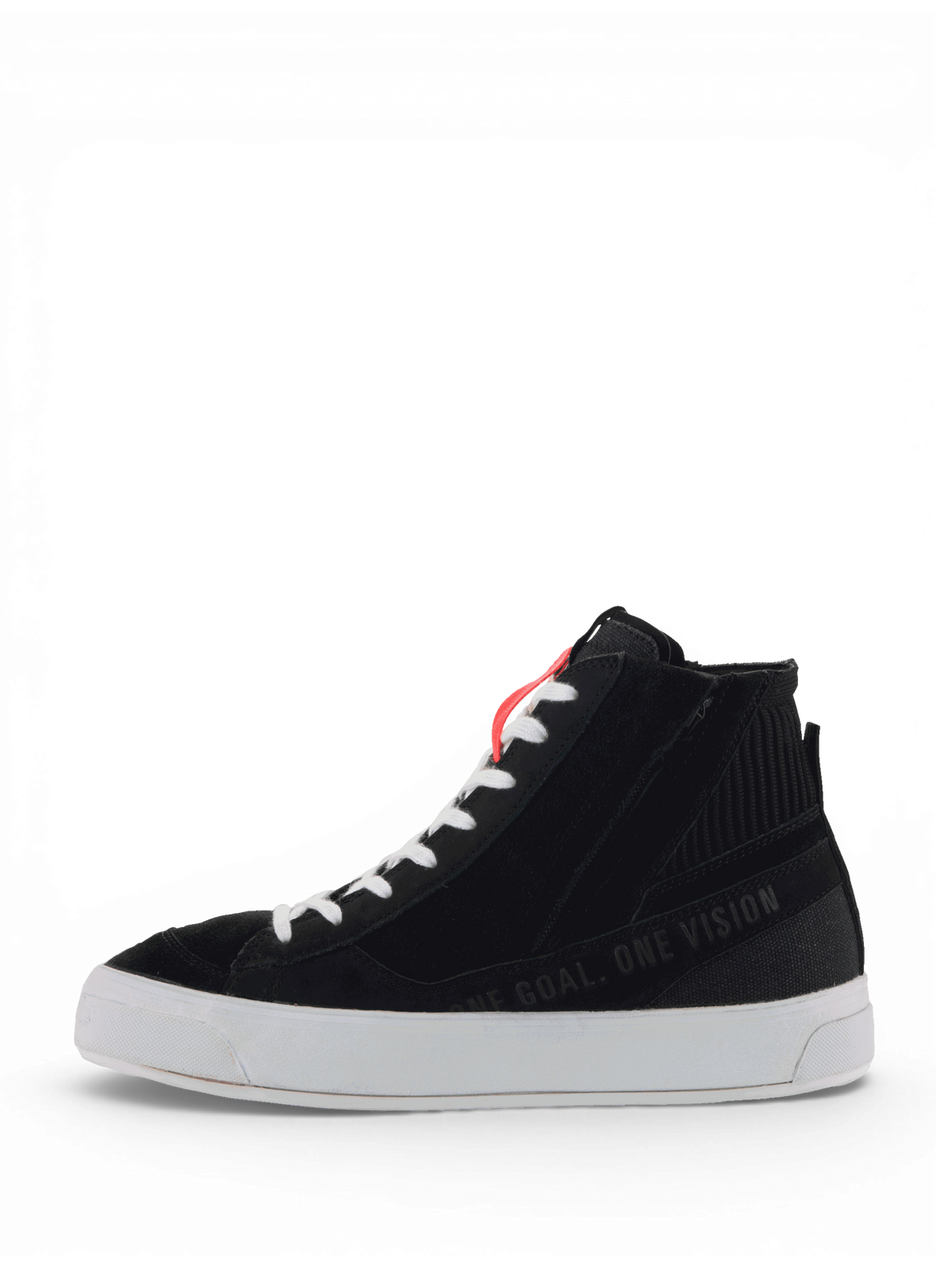 Alpinestars Stella Stated Podium Sko, sorte urban køresko til damer, skateinspireret stil med tyk hvid sål
