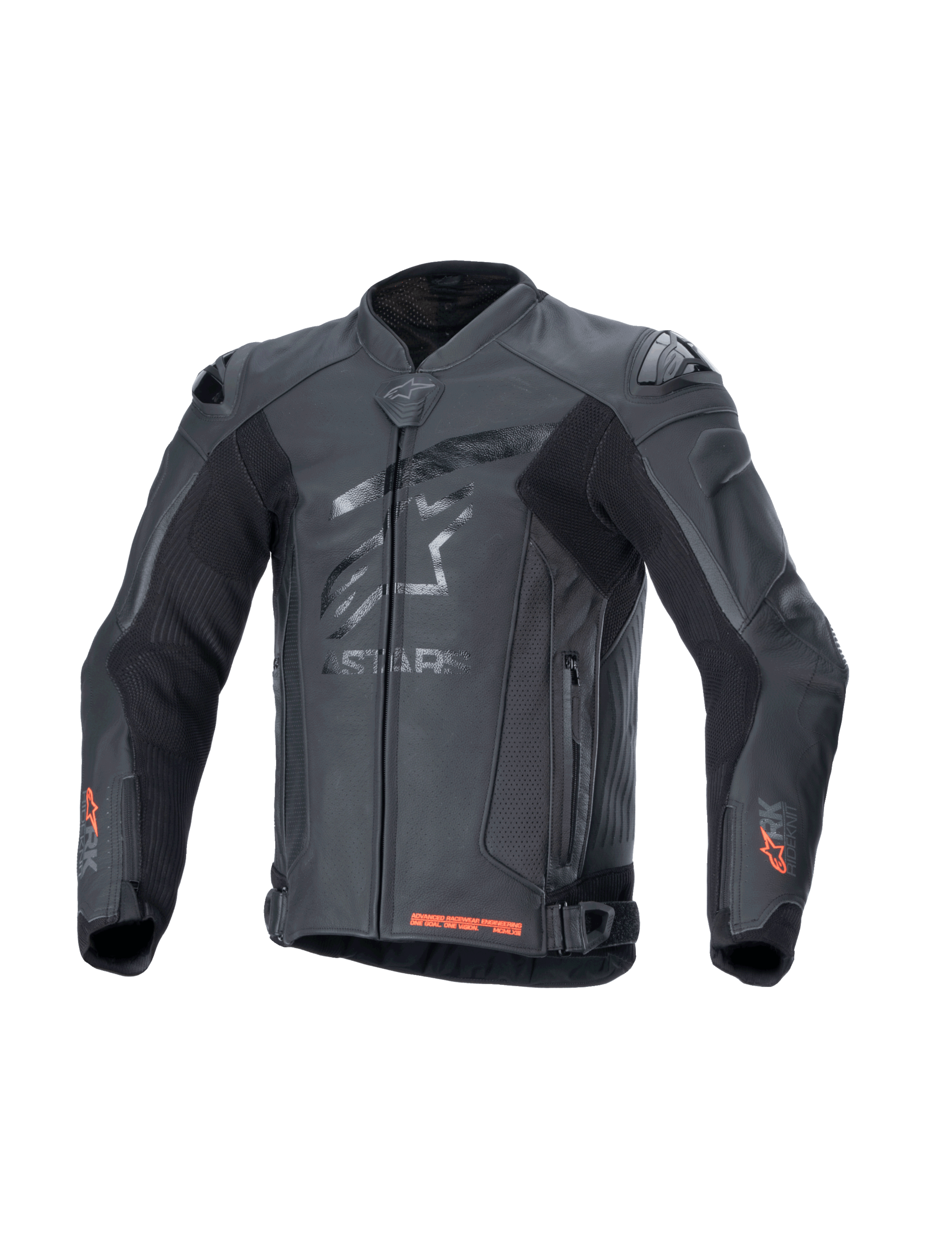 GP Plus R V4 Rideknit - Black Motorcycle Jacket | Alpinestars®