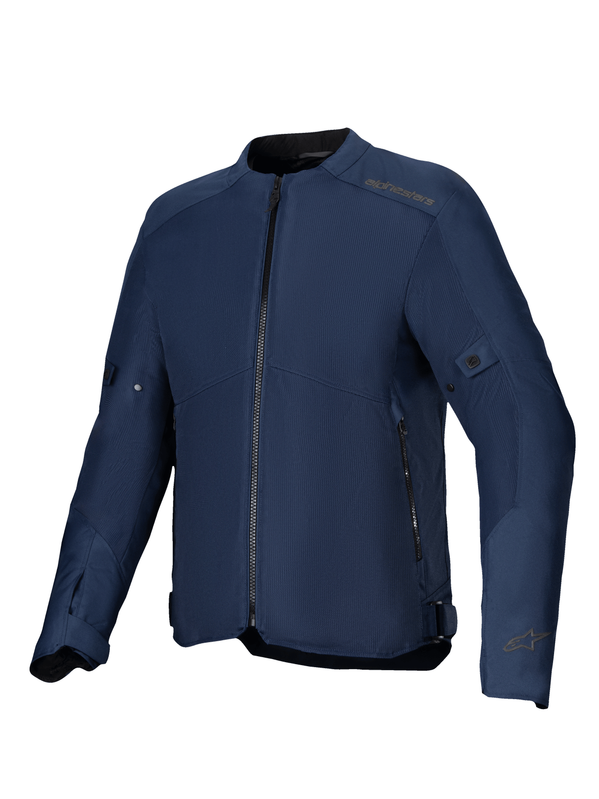 Alpinestars C-1 Air Jacket in Blue, urban textile motorcycle jacket with ventilated tech mesh panels and CE certification.