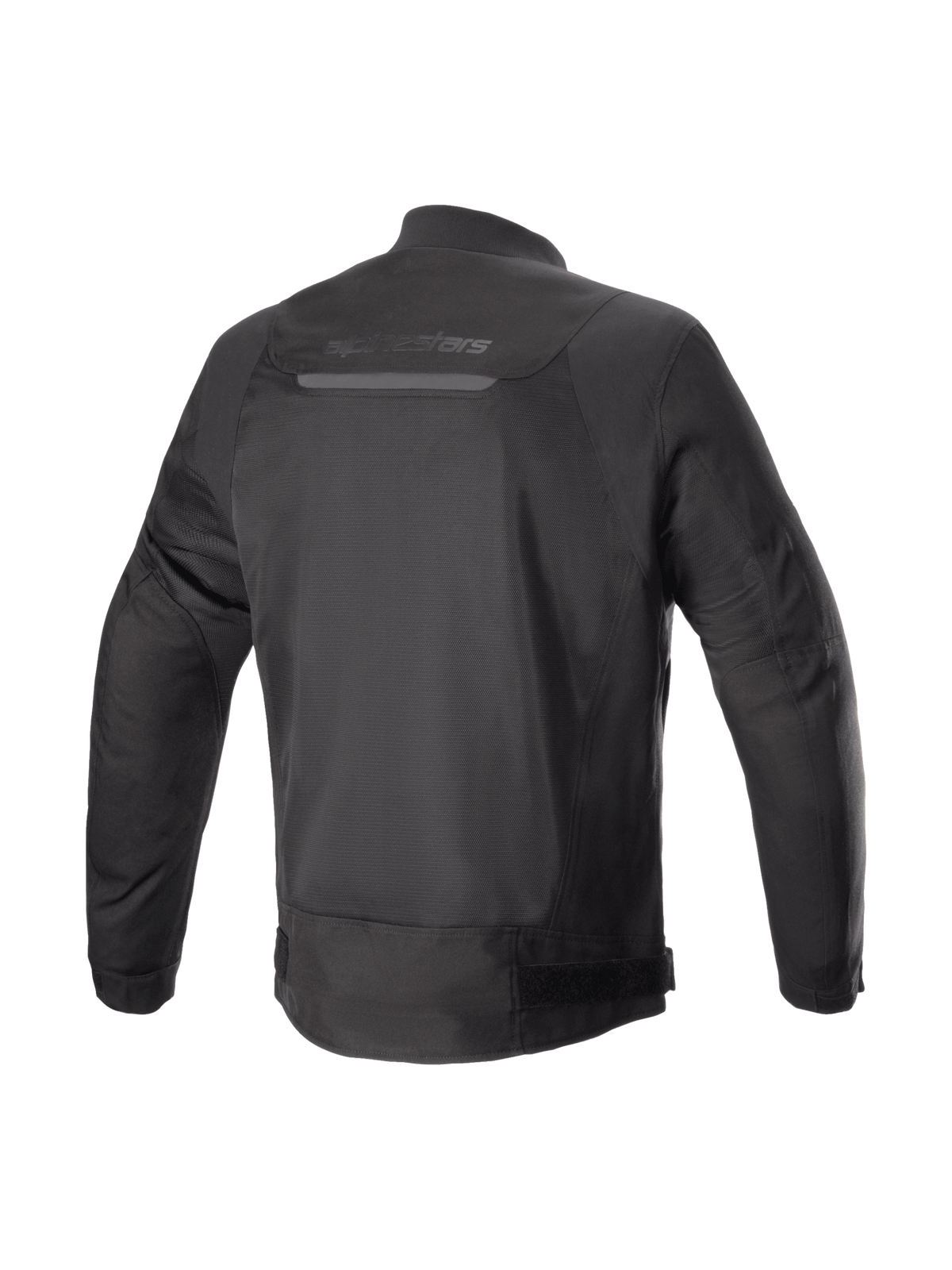 Alpinestars Luc V2 Air jakke, sort urban motorcykeljakke, set bagfra med mesh-paneler og Tech-Air ready-design.