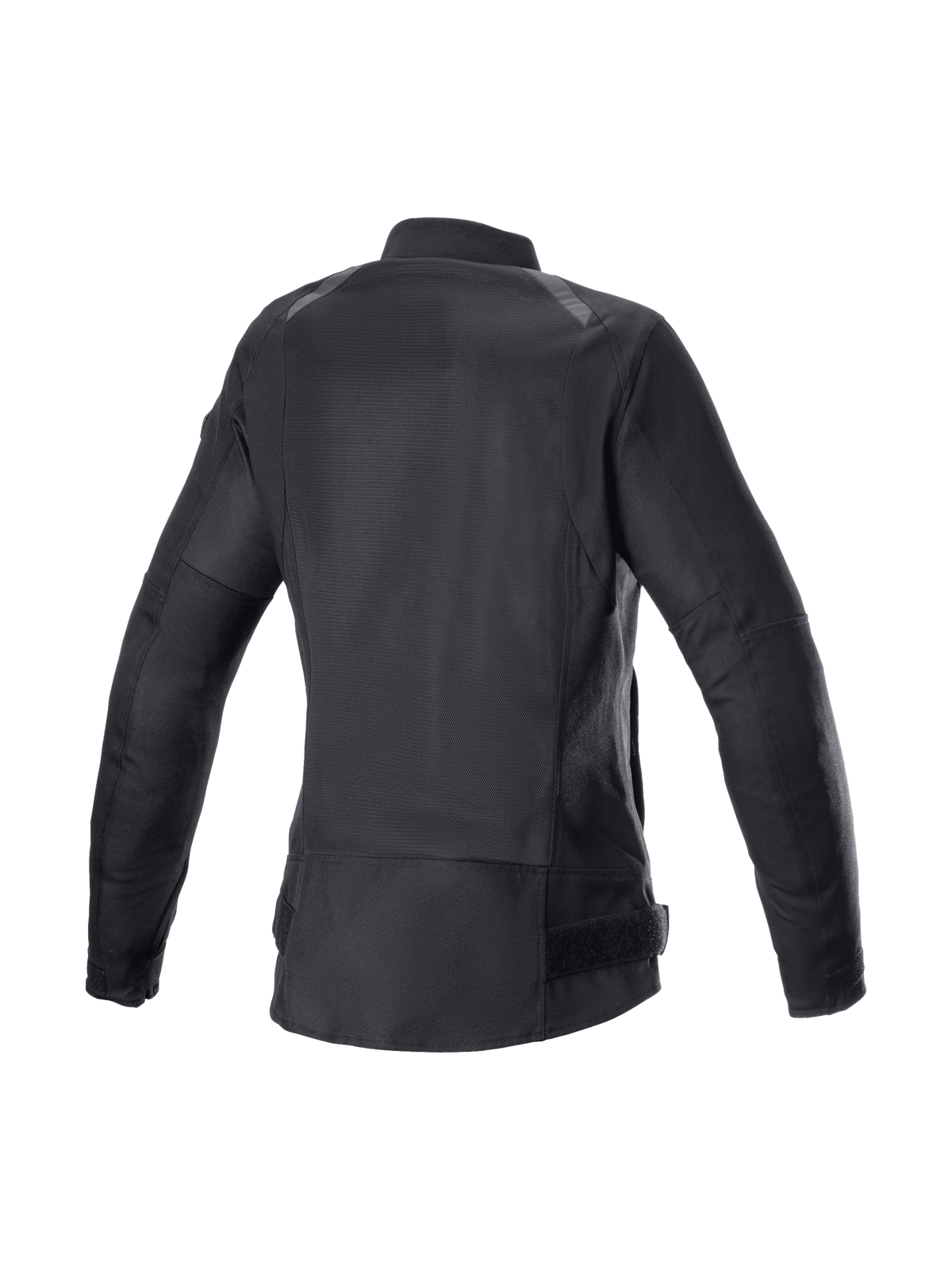 Alpinestars Eloise V2 Women's Air Jacket, Black Urban Textile Motorcycle Jacket featuring ventilated mesh and elongated back.