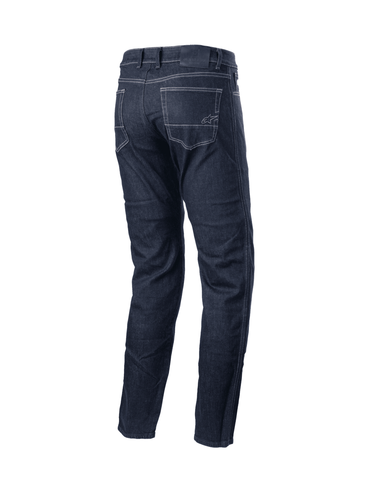 Alpinestars Sektor Regular Fit Jeans Bukser, herre motorcykeljeans, sort, aramidforstærkning og tredobbelt syning.