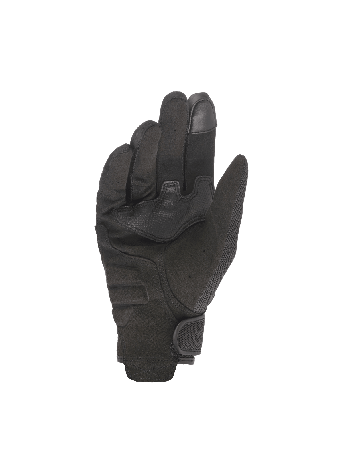 Alpinestars Copper handsker, sorte urban motorcykelhandsker i syntetisk ruskind med touchscreen-kompatibel pegefinger.