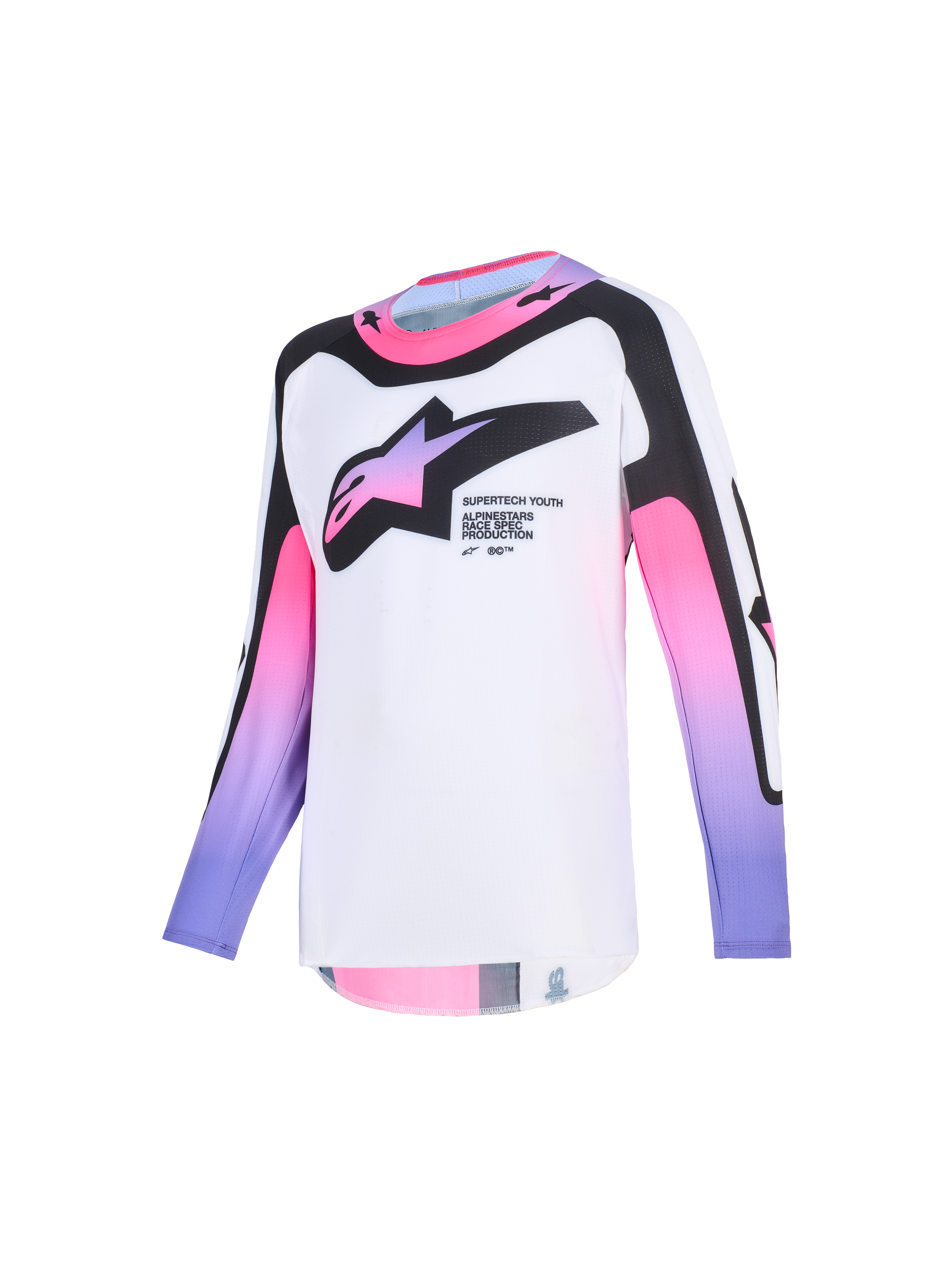 yoibō カバー　MAXラベンダー 2026 Youth Supertech Vista - White MX Jersey | Alpinestars®