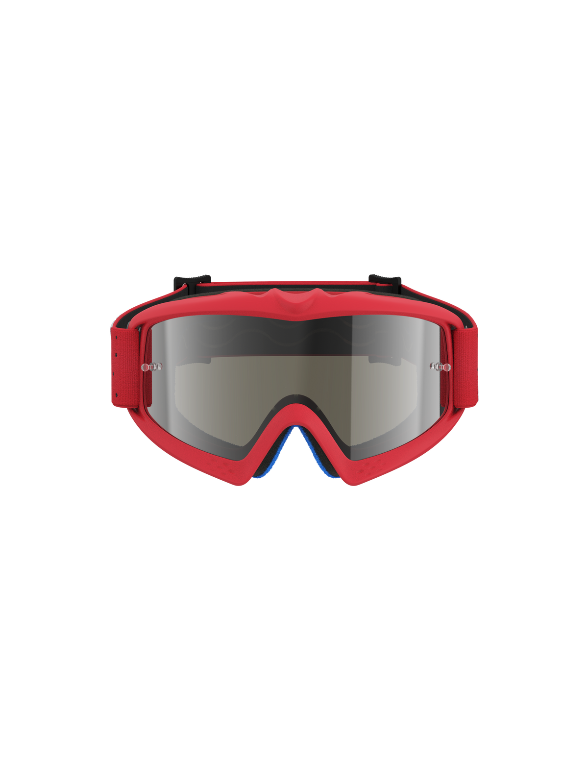 Alpinestars Vision Vesta Goggles Ungdom, motocrossgoggles til børn, rød fluo med sølv spejllinse, anti-dug og tear-off-stifter til off-road racing.