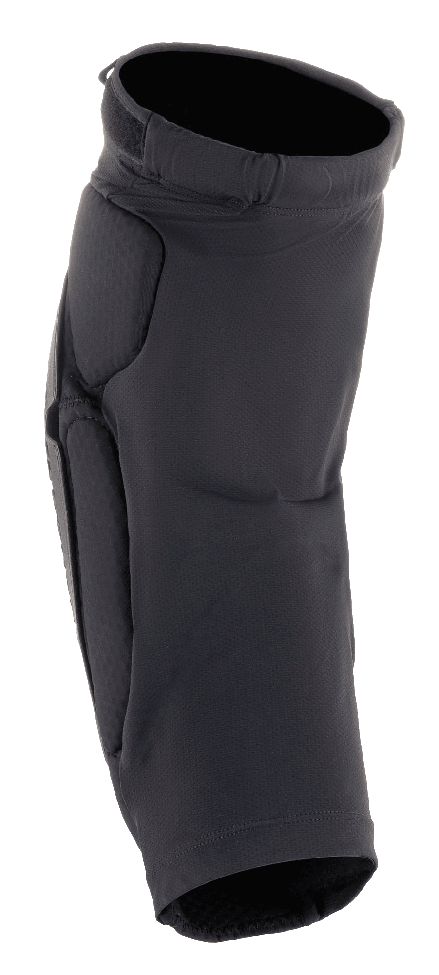 Alpinestars Bionic Flex knæbeskytter, motorcykel-knæbeskytter, sort, med åndbart stræk-mesh-ærme, slip-on-design med integreret slagbeskyttelse og elastisk topstrop til off-road-kørsel