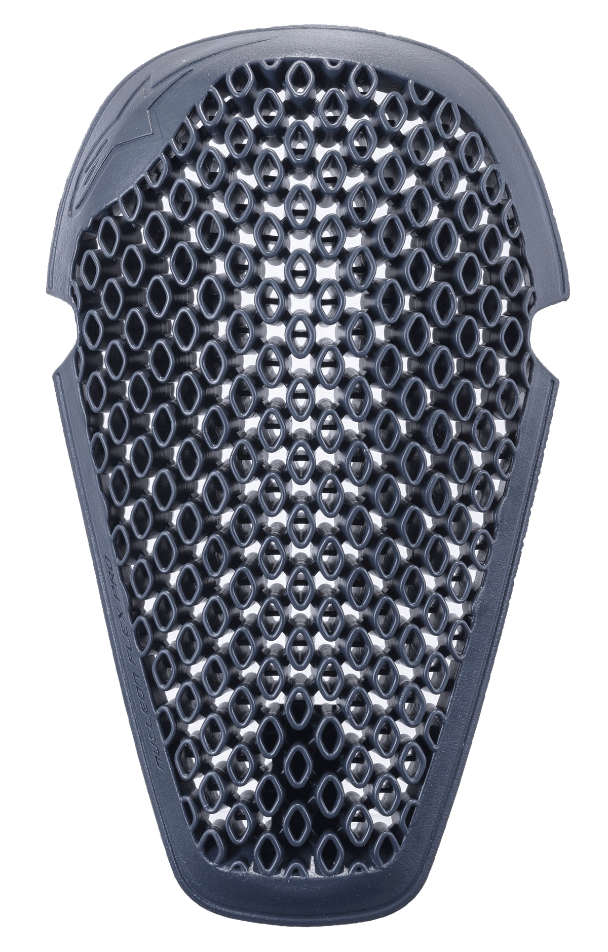 Alpinestars Nucleon Flex Pro knæbeskytter, antracit, med et ventileret åbent bikubestruktur-design, ergonomisk form til stødbeskyttelse ved motorcykelkørsel, letvægts og fleksibel konstruktion