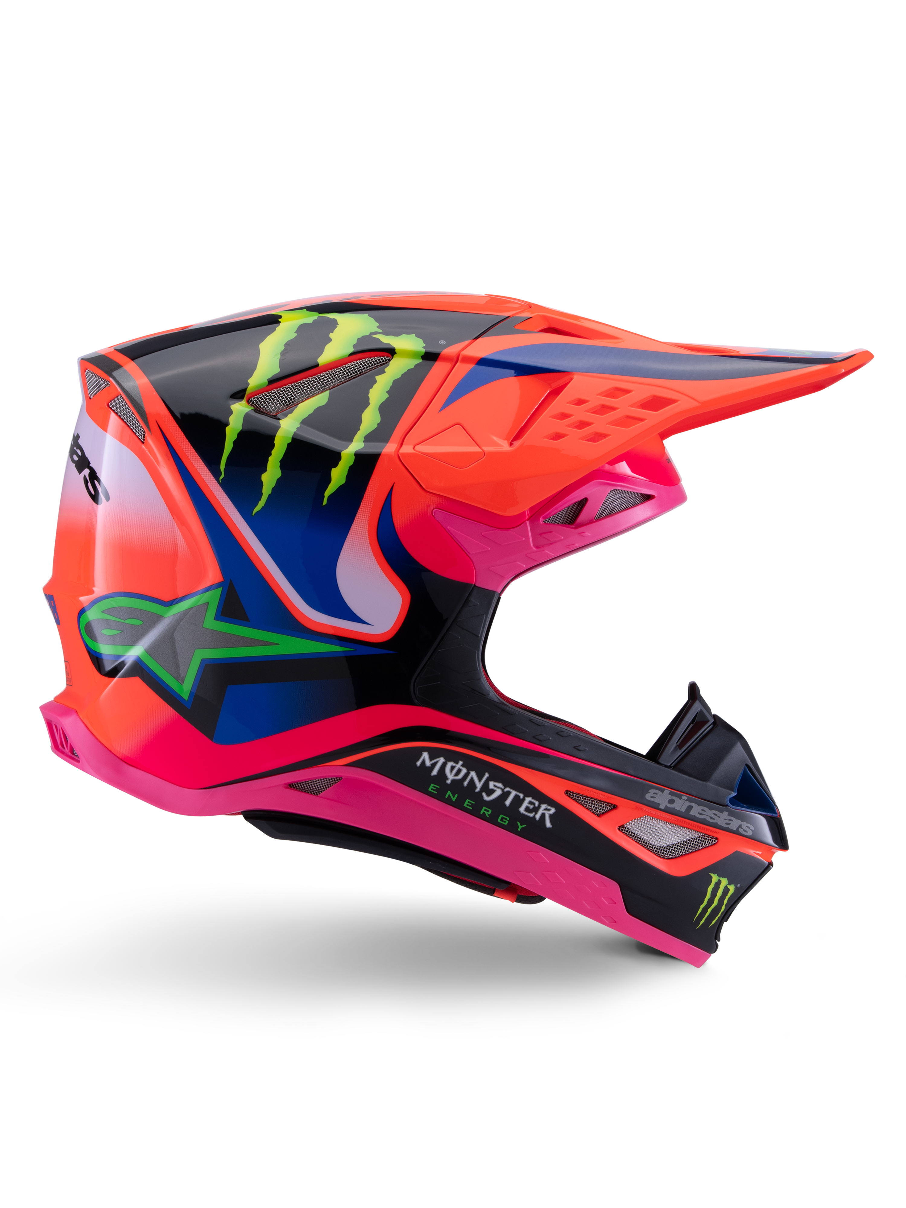 Supertech M10 Deegan Monster - Orange MX Helmet | Alpinestars®