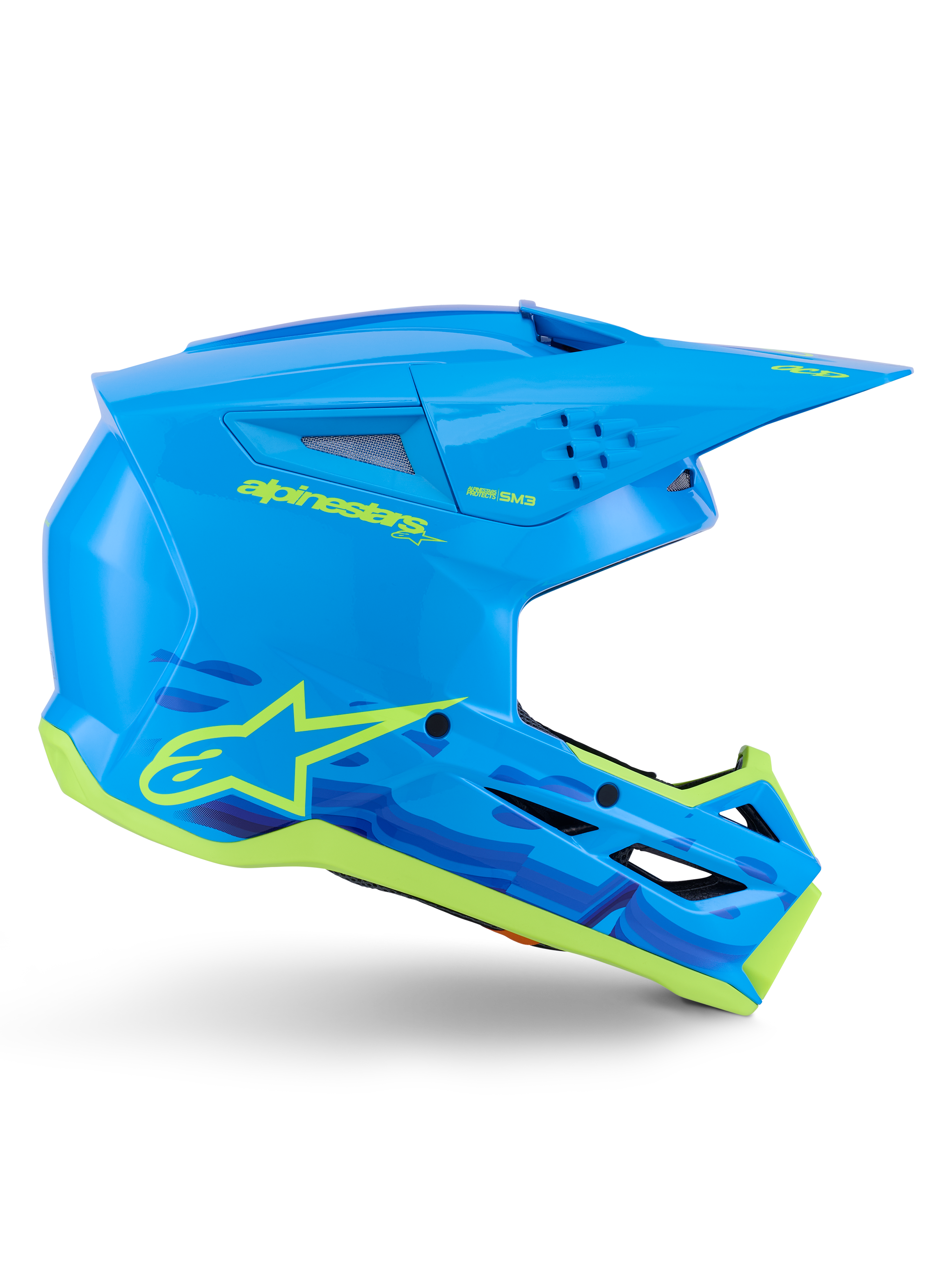 SM3 Force OCD - Cyan MX Helmet | Alpinestars®