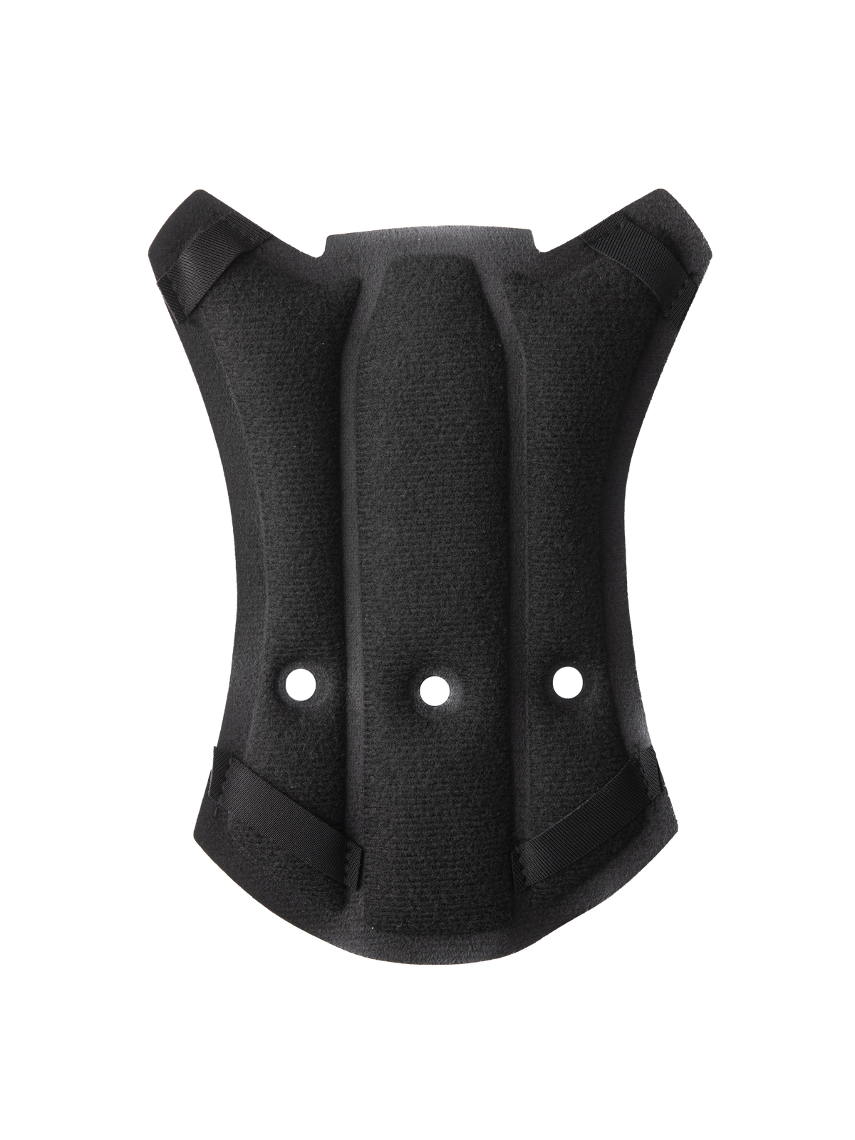Alpinestars S-M7 Top Pad, tilbehør til hjelm, sort, kontureret polstret design med tre ventilationshuller og monteringsstropper i hjørnerne, syntetisk stof for komfort i motocrosshjelmen