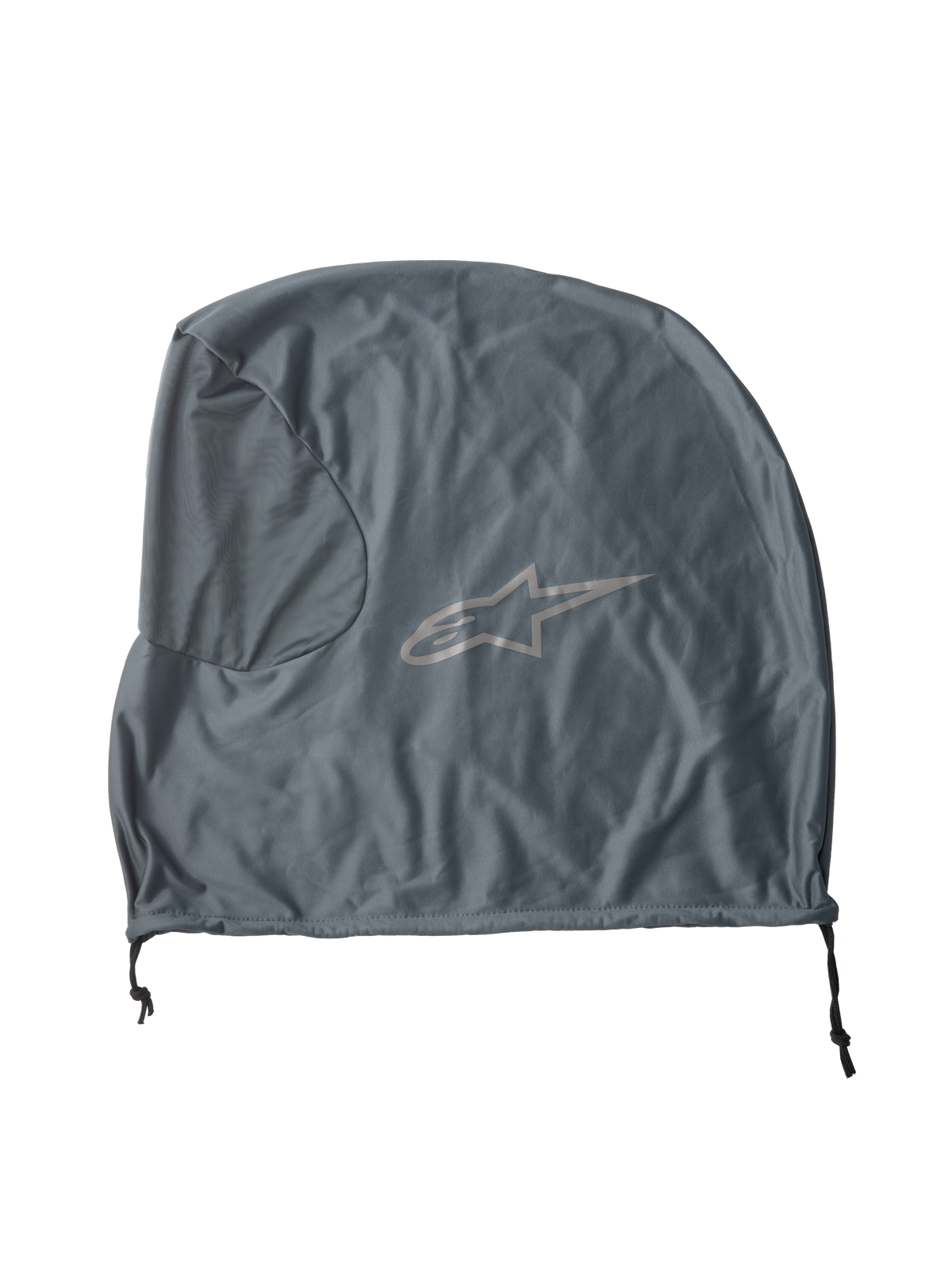 Alpinestars S-M7 Soft Bag, Gray Helmet Accessory, lightweight textile storage bag, featuring the Alpinestars star logo, drawstring closure, designed for motocross gear protection