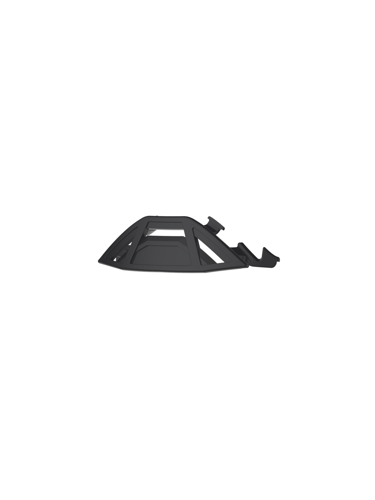 Alpinestars Supertech næsebeskytter reservedel, sort plasttilbehør til motocross-goggles for bedre off-road beskyttelse