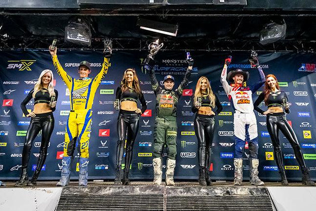 ALPINESTARS DOMINATES THE TOP TEN AS COOPER WEBB EDGES CHASE SEXTON IN 450SX BATTLE ROYALE AT RAYMOND JAMES STADIUM, TAMPA