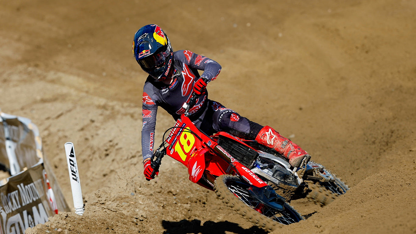 JETT LAWRENCE LEADS ALPINESTARS 450MX SWEEP AT HANGTOWN