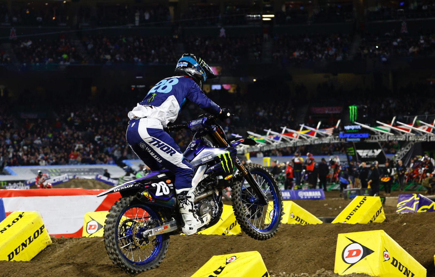 DOMINANT CHRISTIAN CRAIG WINS ANAHEIM 1 250SX WEST RACE; HUNTER LAWRENCE THIRD