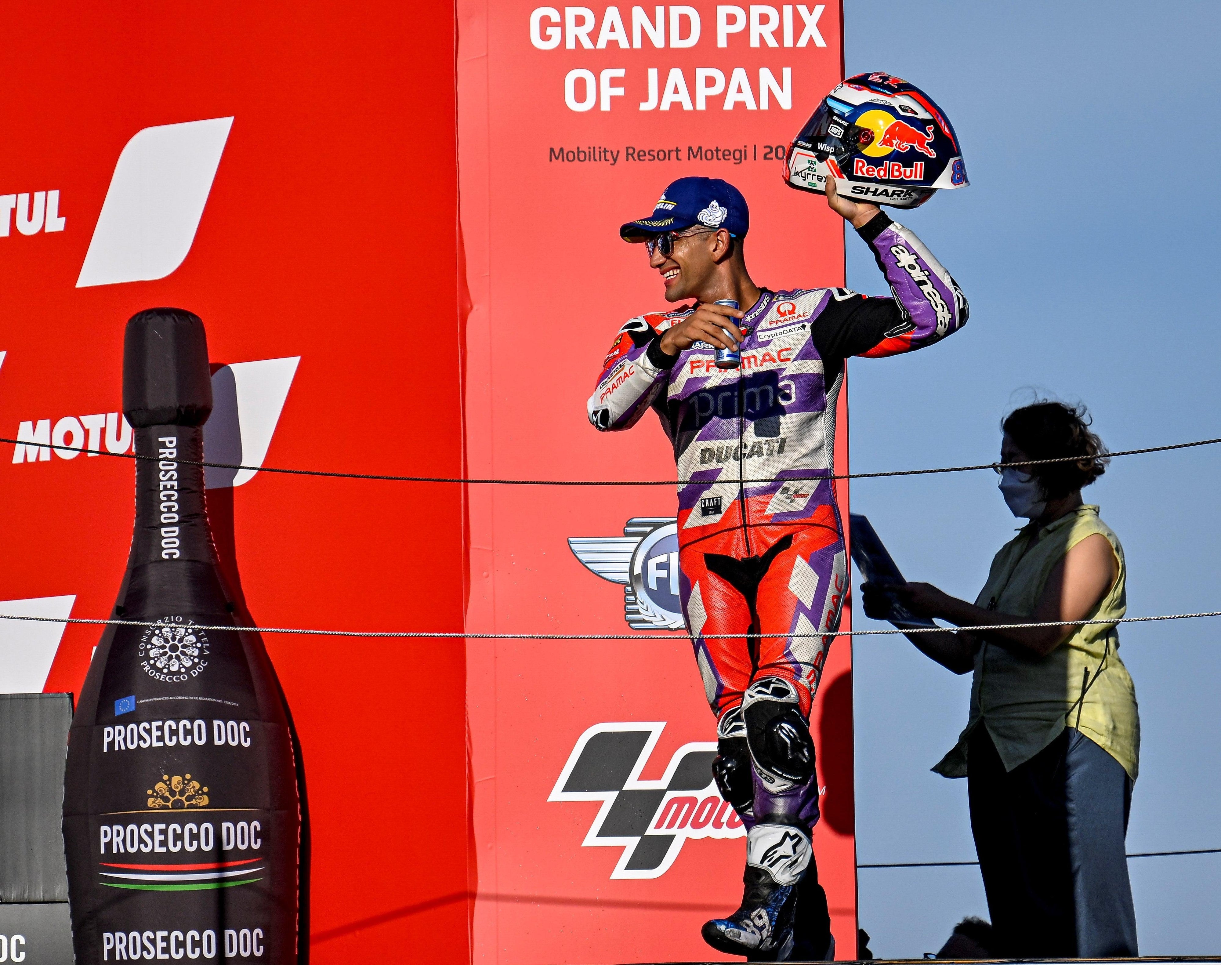 JORGE MARTIN BATTLES TO PODIUM FINISH WITH THIRD PLACE AT THE MOTEGI MOTOGP IN JAPAN