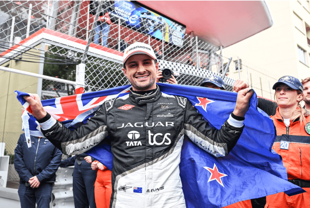 ALPINESTARS PODIUM LOCK-OUT AS MITCH EVANS SEALS COMMANDING FORMULA E MONACO E-PRIX VICTORY