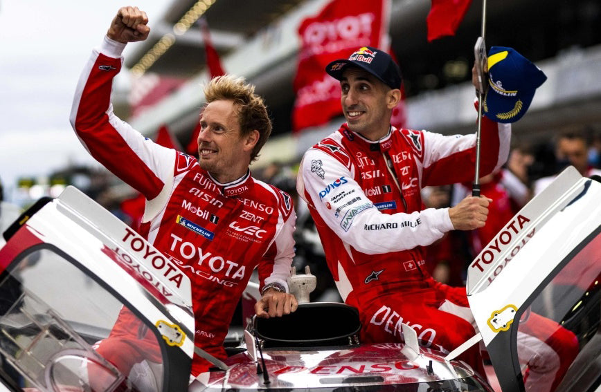 1-2 FOR ALPINESTARS AND TOYOTA RACING AT INAUGURAL WEC 6 HOURS OF BARCELONA IN SPAIN, CELEBRATING MANUFACTURER AND TEAM CHAMPIONSHIPS