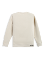Alpinestars Positive Crew, Off White sportswear crewneck sweatshirt, rear view showing a clean cotton-blend pullover design with subtle branding
