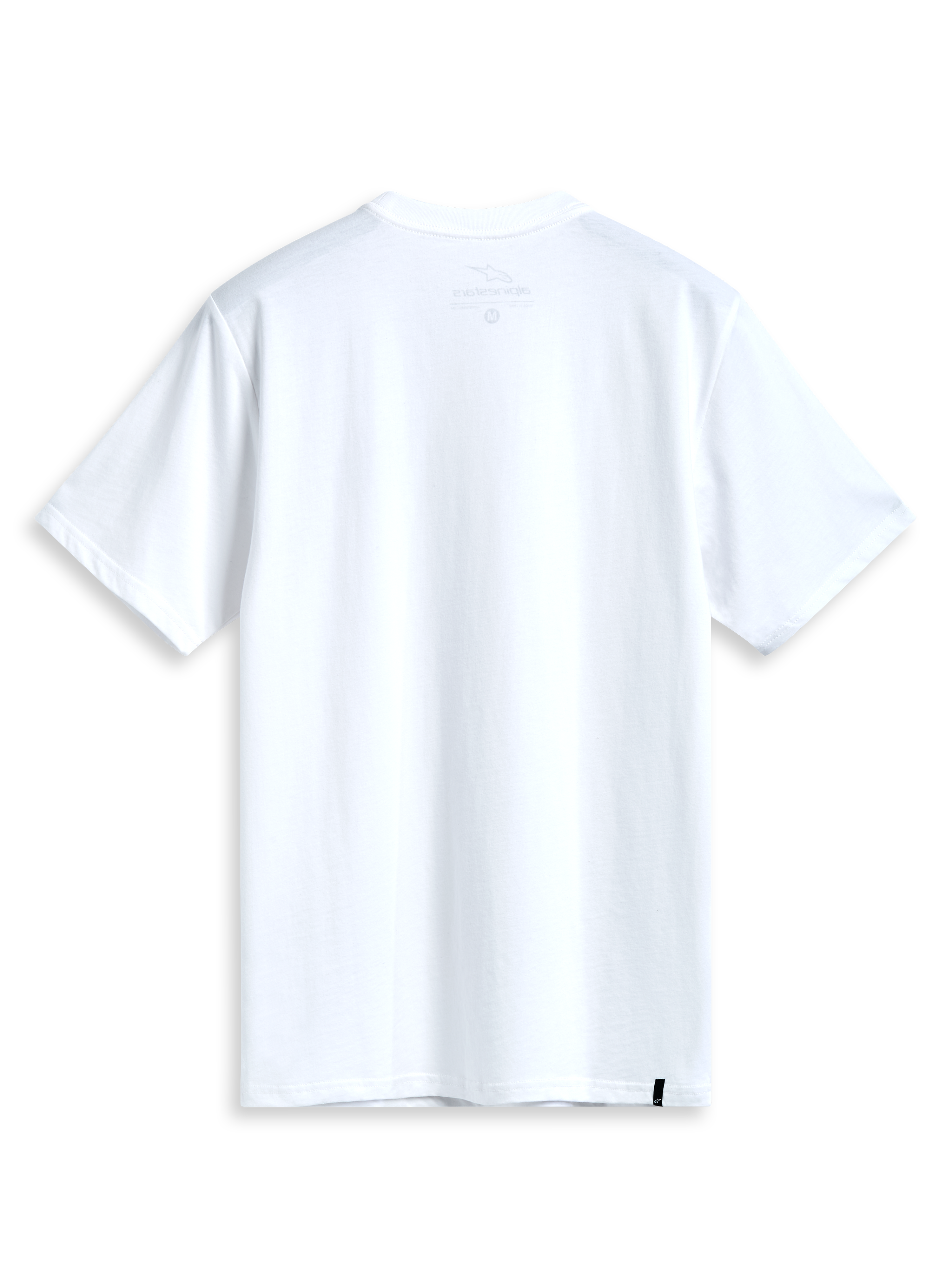 Alpinestars Prevail CSF T-shirt, hvid kortærmet T-shirt set bagfra med enkelt design