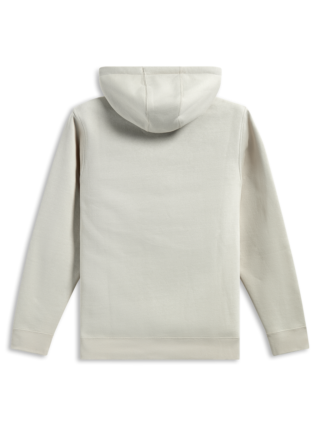 Alpinestars Pulse Hættetrøje, set bagfra, Sand off-white, afslappet pullover i fleece, lange ærmer med ribkanter og -søm, design med hætte, motorsport-inspireret streetwear