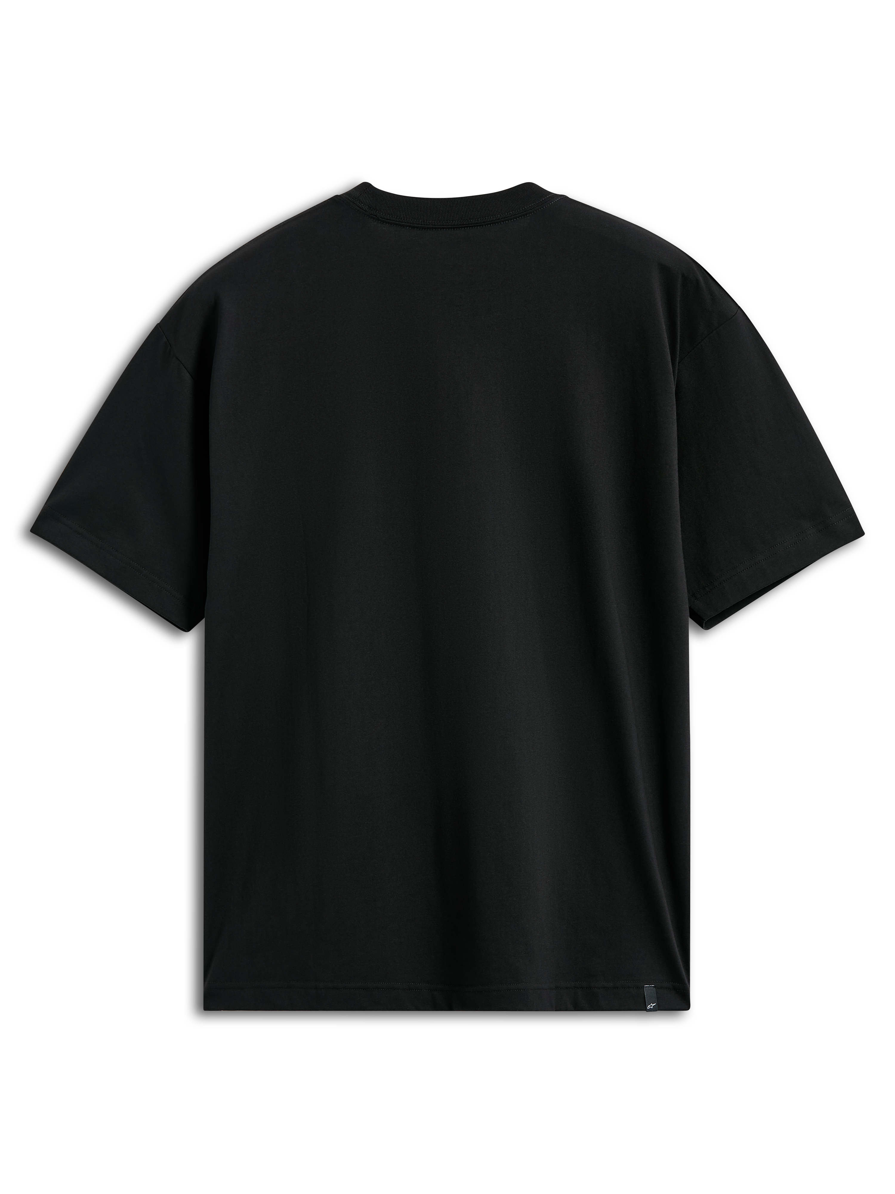 Alpinestars Alter Oversized CSF Tee, Short Sleeve T-Shirt, Black, Back View, Relaxed Oversized Fit, Casual Motorsport-Inspired Apparel