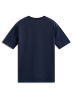 Alpinestars Alter Oversized CSF Tee, kortærmet T-shirt, navyblå, set bagfra, enkelt design med en afslappet oversized pasform, casual motorsport streetwear