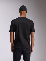 Alpinestars Plate CSF Tee, Short Sleeve T-Shirt, Black, Back View, Casual Motorsport Sportswear