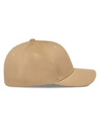 Alpinestars Pivot Hat, afslappet baseball-kasket, Sand Khaki, sideprofil med buet skygge og struktureret krone, slidstærkt twill-stof, minimalistisk sportstøjsdesign
