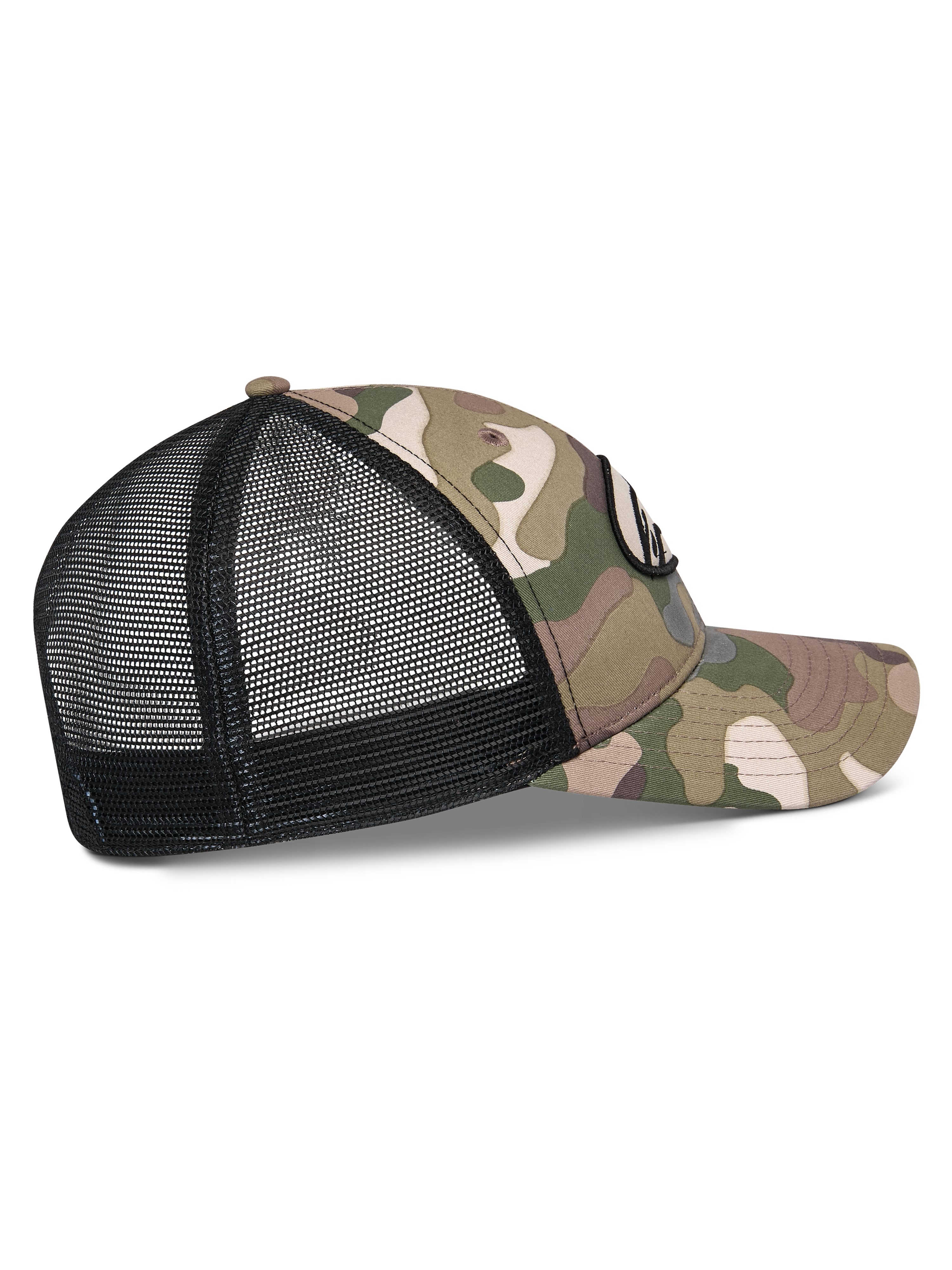 Oblique Camo Trucker Cap