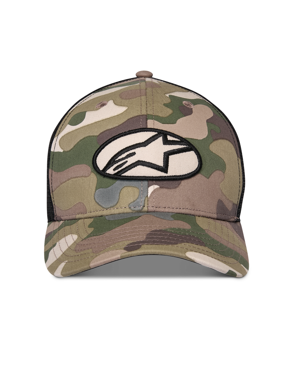 Oblique Camo Trucker Cap