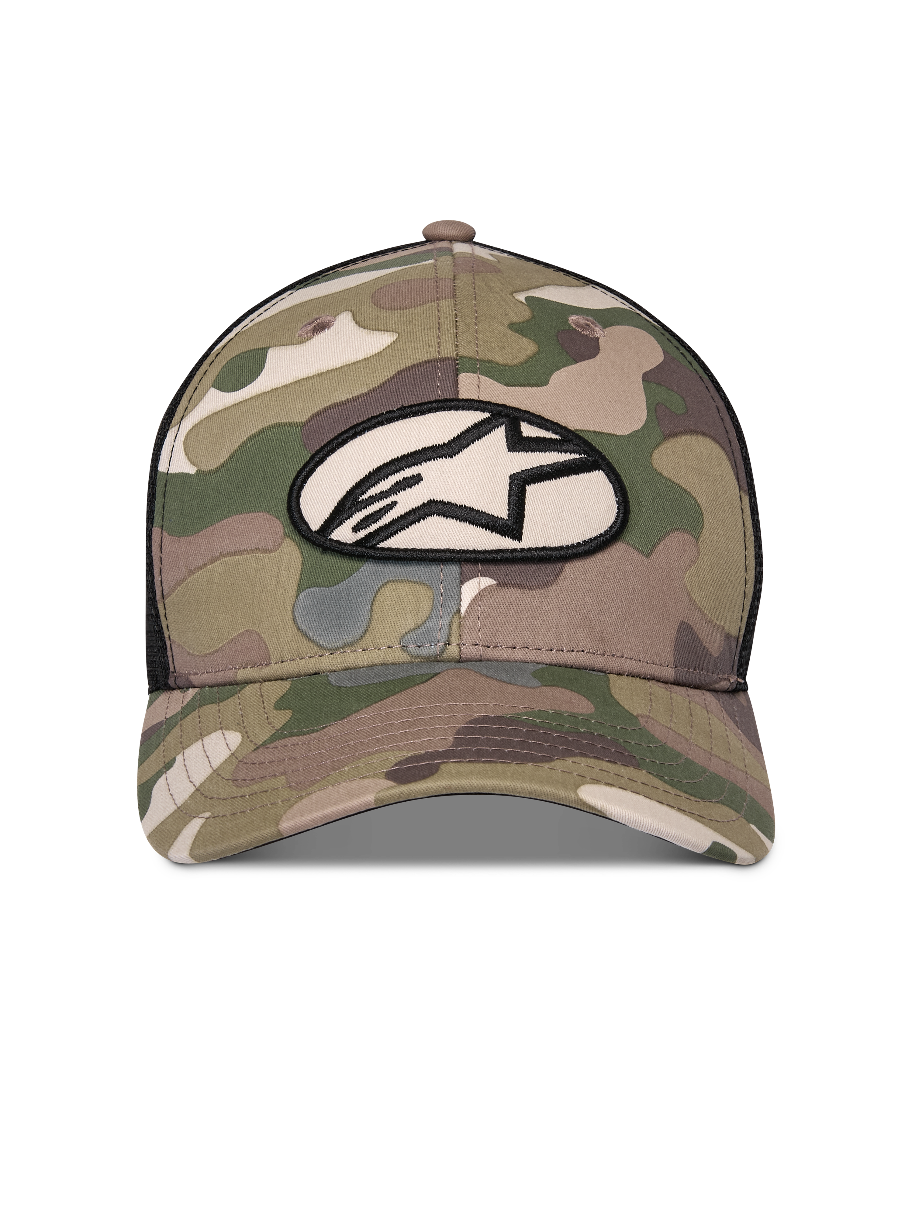Oblique Camo Trucker Cap