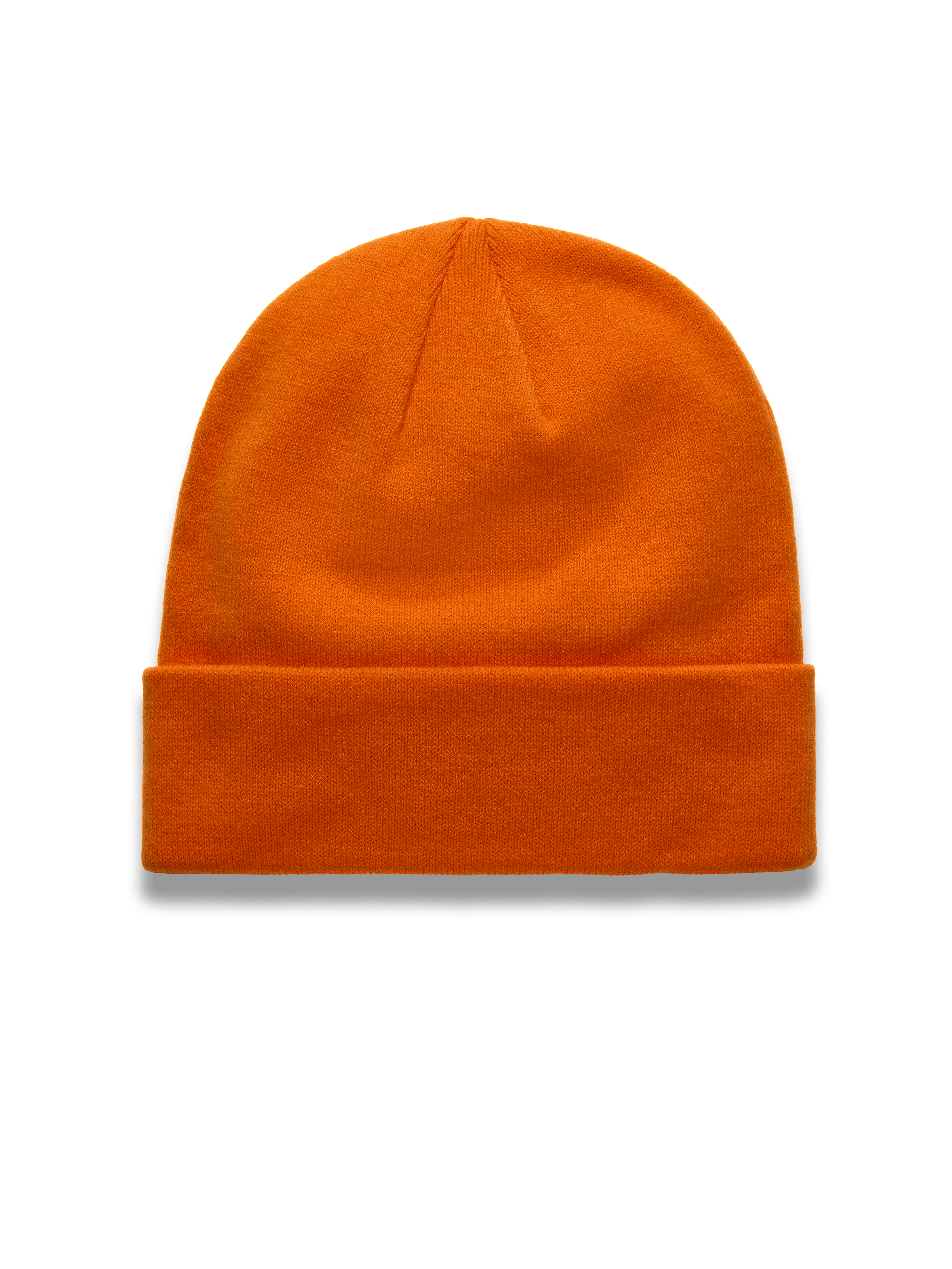 Alpinestars Augment Cuff Beanie, vibrant orange sportswear knit hat with a jersey stitch and deep fit.