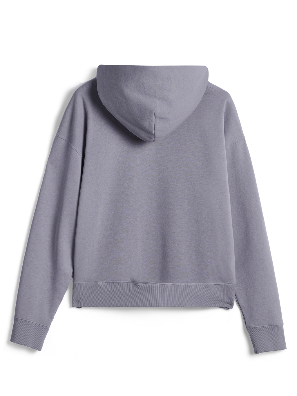Alpinestars Essentials Ageless Hoodie, afslappet streetwear, Silver, langærmet pullover set bagfra, med ribbede manchetter og kant, rent minimalistisk design med stenvasket finish