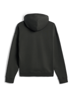 Alpinestars Essentials Ageless Zip Hoodie, set bagfra, Off Black, hættetrøje med gennemgående lynlås, afslappet pasform med ribbede manchetter og kant, stenvasket fleece, minimalistisk afslappet sportswear-design