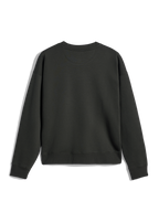 Alpinestars Essentials Ageless Crew, crewneck sweatshirt, Off Black, set bagfra viser ribbet krave, manchetter og kant, premium kompakt fleece, afslappet streetwear