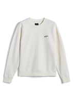 Alpinestars Essentials Ageless Crew, crewneck sweatshirt, off-white, lille sort Alpinestars-logo på brystet, ribstrikket krave, manchetter og kant, afslappet motorsport-inspireret streetwear
