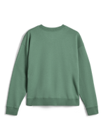 Alpinestars Essentials Ageless Crew, premium crewneck sweatshirt, Cactus Green, set bagfra med ribstrikket krave, manchetter og kant forneden, ensfarvet, afslappet sportstøj