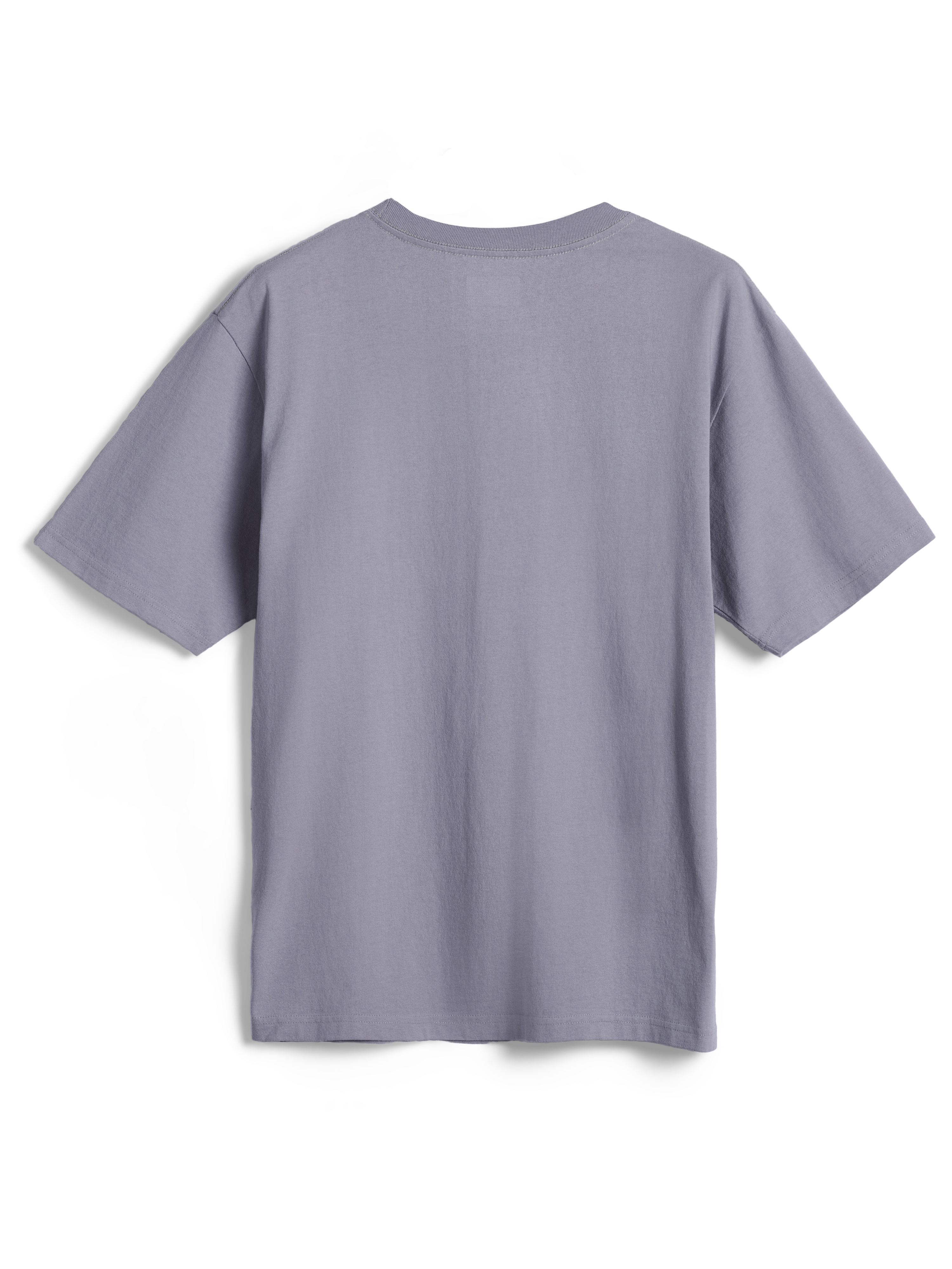 Alpinestars Essentials Ageless SS Tee, kortærmet T-shirt, silver, set bagfra, enkelt design, afslappet pasform, streetwear i økologisk bomuld