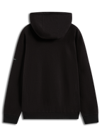 Alpinestars Camino Textured Oversized Hoodie, sort fleece-pullover set bagfra, struktureret twill-strik, sportstøj.