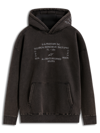 Infinite Washed Oversized Hættetrøje